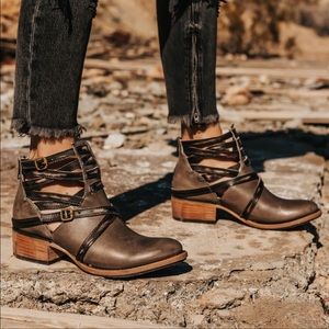 FREEBIRD Stair Bootie In Gray